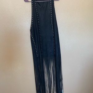 Crazy train fringe cover up S/M